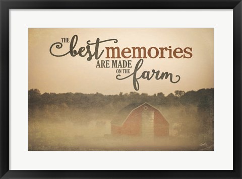 Framed Farm Memories Print