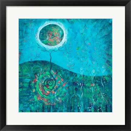 Framed Cosmic Sun Cosmic Core Print