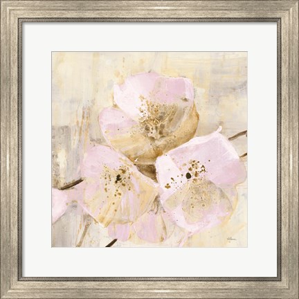 Framed Elegance III Pink Print