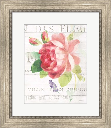 Framed Maison des Fleurs VIII Print