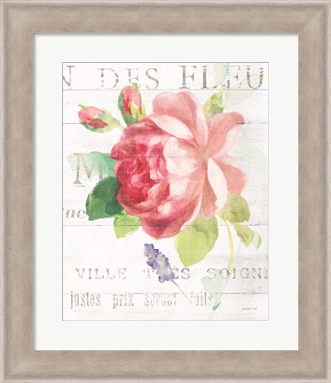 Framed Maison des Fleurs VIII Print