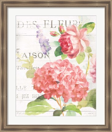 Framed Maison Des Fleurs IV Print