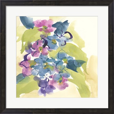 Framed Spring Bouquet II Print