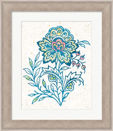 Framed Kala Flower IV Print