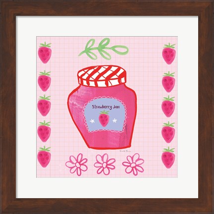 Framed Pretty Jams and Jellies I Print