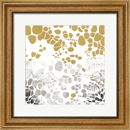 Framed Speckled Trio II Print