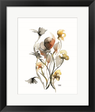 Framed Watercolor Botanical III Print