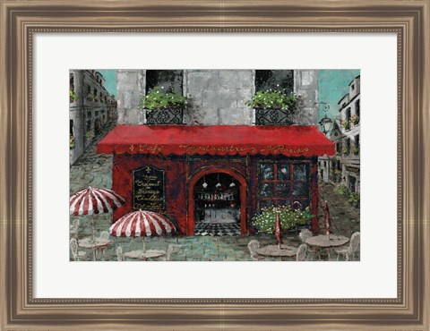 Framed Cafe Monmartre Print