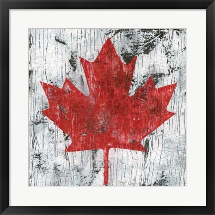 Framed Canada Maple Leaf I Print