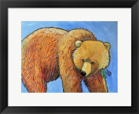 Framed Bear Print