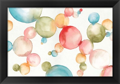 Framed Bubblegum Balloons Print