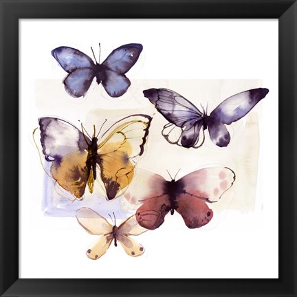 Framed Butterfly Fly Away III Print