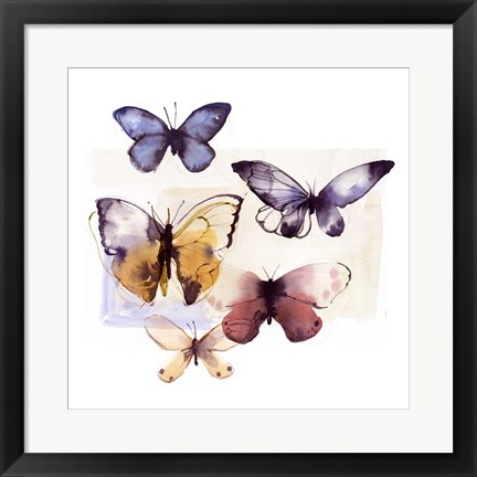 Framed Butterfly Fly Away III Print