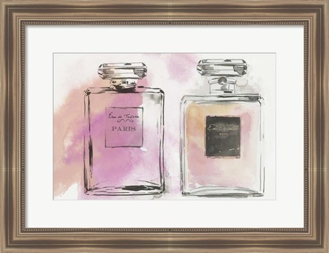 Framed Perfume Paris II Print