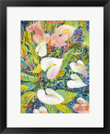 Framed Tropical Foliage Print