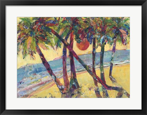 Framed Life in Tropics Print