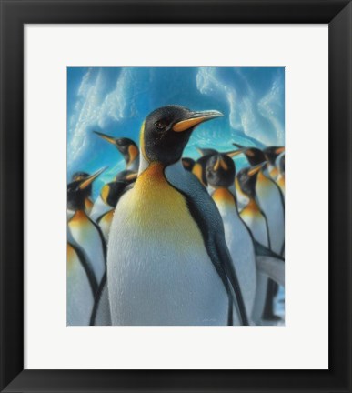 Framed Penguin Paradise Print