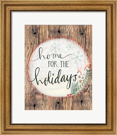 Framed Home for the Holidays Print