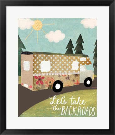Framed Backroads Print