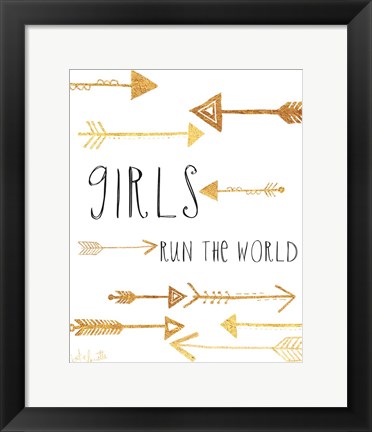 Framed Girls Run the World Print