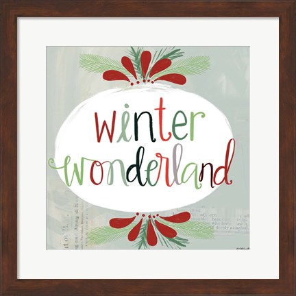 Framed Winter Wonderland Print