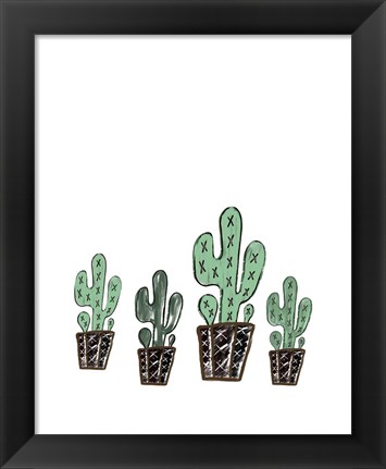 Framed Cactus Set Print