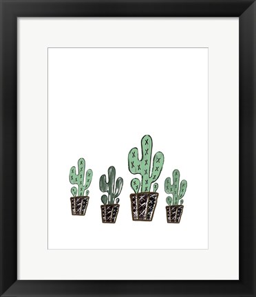 Framed Cactus Set Print