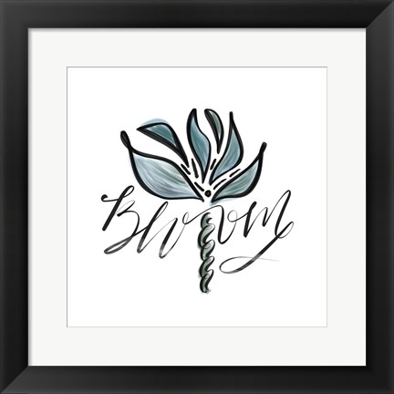 Framed Bloom Print