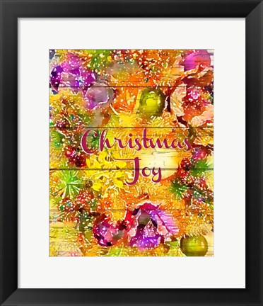 Framed Christmas Joy Print