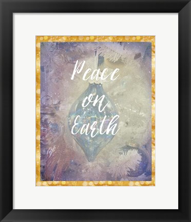 Framed Peace on Earth Print