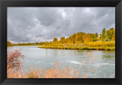 Framed Snake River Autumn VI Print