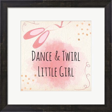 Framed Dance &amp; Twirl Print