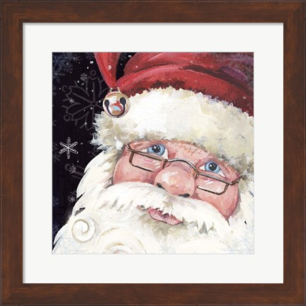 Framed Santa Selfie Print