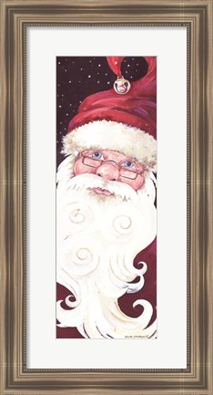 Framed Santa Long Print