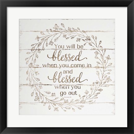 Framed You Will Be Blessed Print