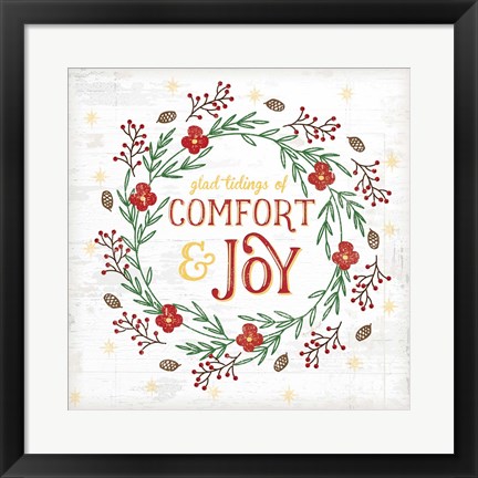 Framed Tidings of Comfort Print