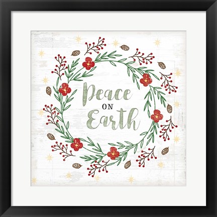 Framed Peace on Earth Print