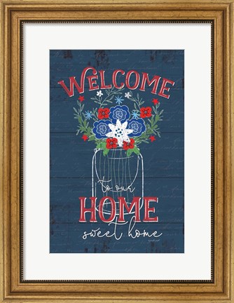 Framed Land That I Love - Flowers Print