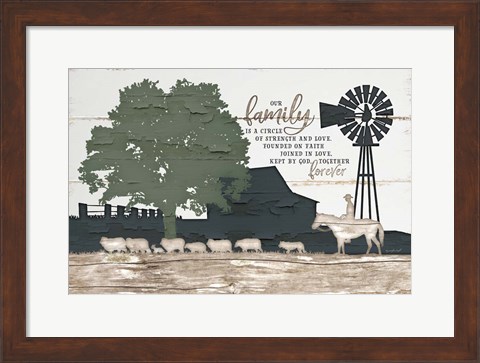 Framed Homestead I Print