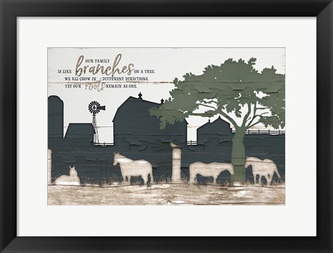 Framed Homestead IV Print