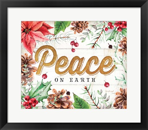 Framed Peace Print