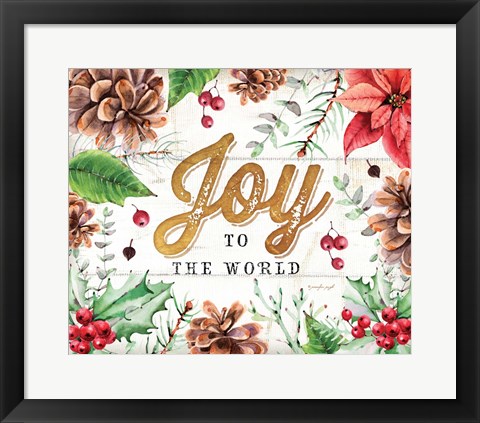 Framed Joy Print