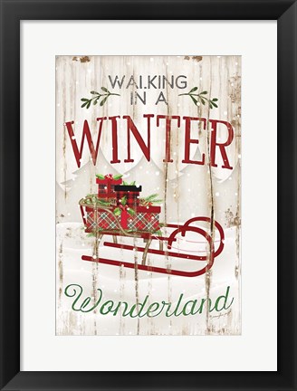 Framed Winter Wonderland Print