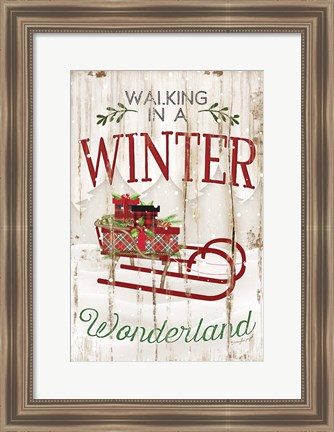 Framed Winter Wonderland Print