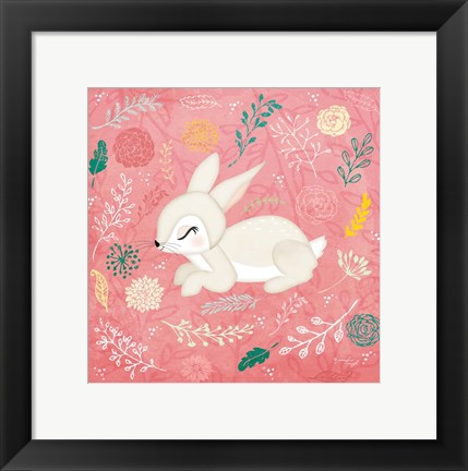 Framed Woodland Bunny Print