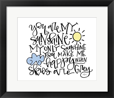 Framed Sunshine Print