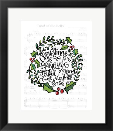 Framed Christmas is Here Print