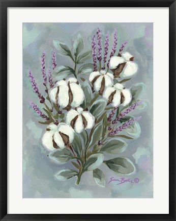 Framed Lavender in the Light I Print