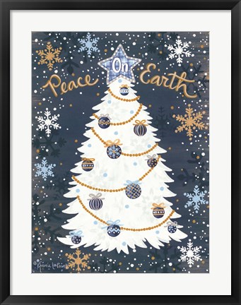 Framed Snowy Christmas Print