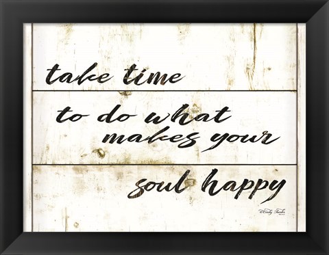 Framed Soul Happy Print